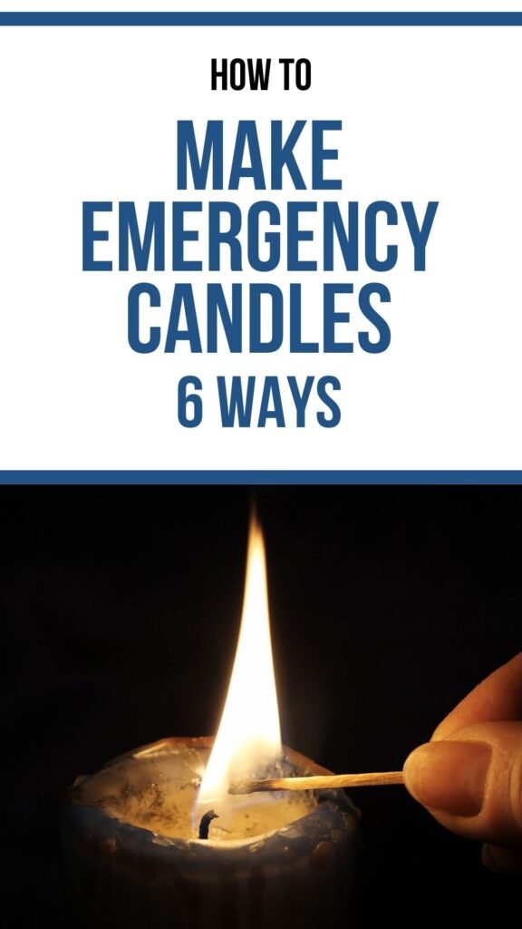 How To Make Emergency Candles At Home
