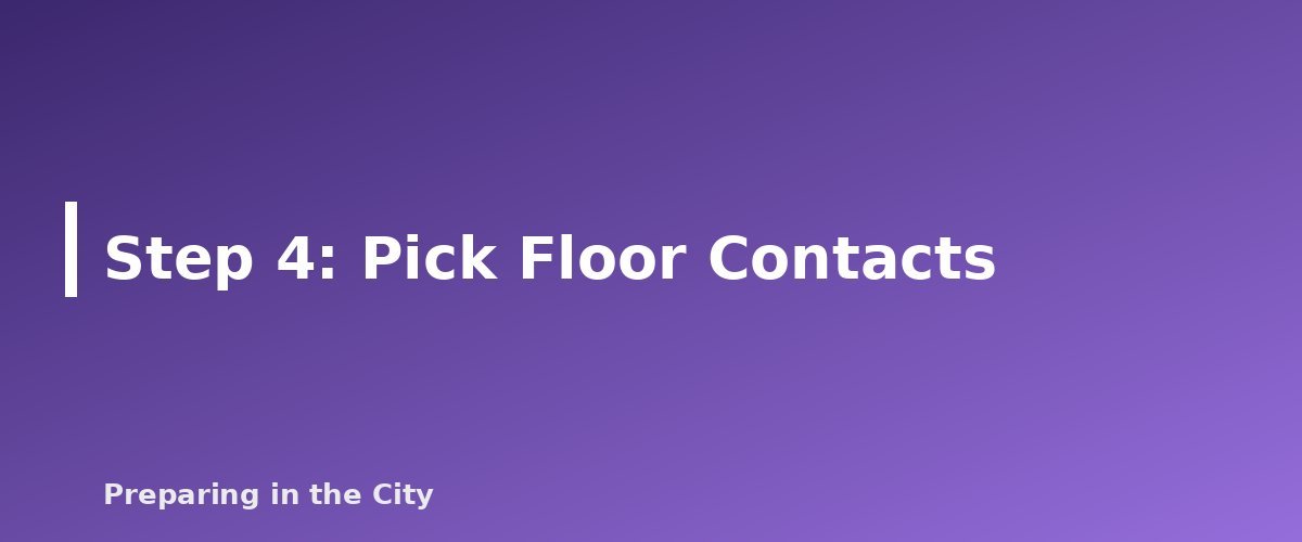 Step 4: Pick Floor Contacts - section banner for How to Build an Apartment Building Emergency Plan With Your Neighbors