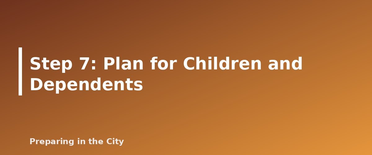 Step 7: Plan for Children and Dependents - section banner for How to Build an Apartment Building Emergency Plan With Your Neighbors