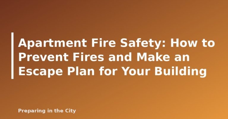 Apartment Fire Safety: How to Prevent Fires and Make an Escape Plan for Your Building - featured image