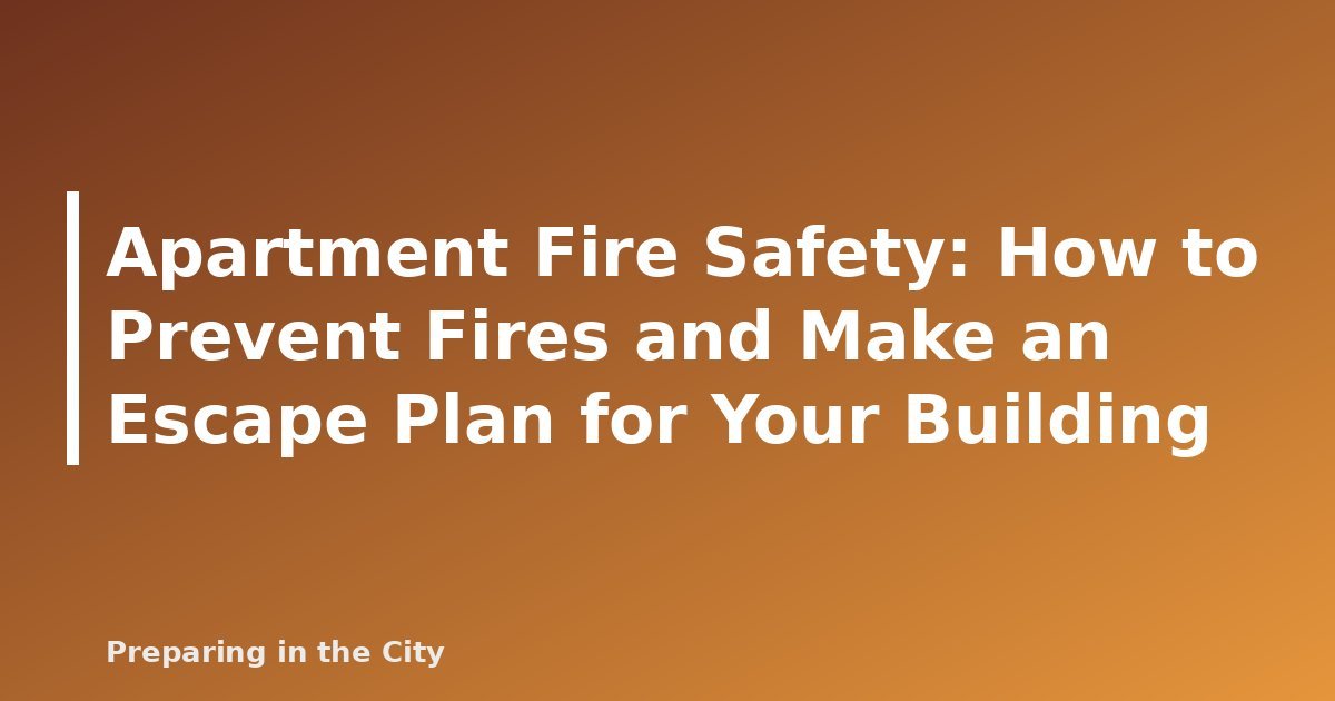 Apartment Fire Safety: How to Prevent Fires and Make an Escape Plan for Your Building - featured image