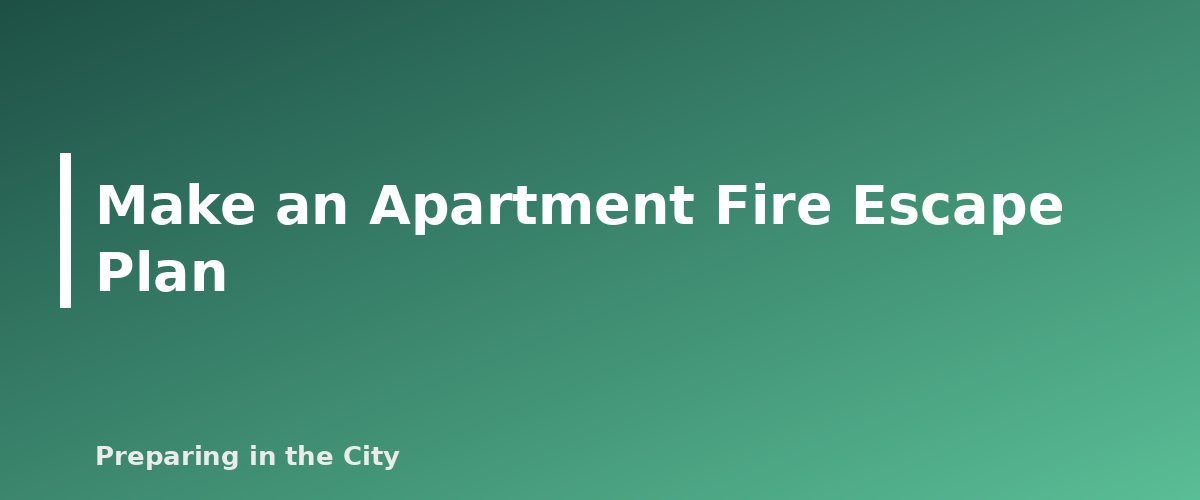 Make an Apartment Fire Escape Plan - section banner for Apartment Fire Safety