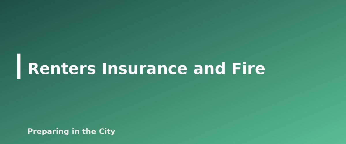 Renters Insurance and Fire - section banner for Apartment Fire Safety