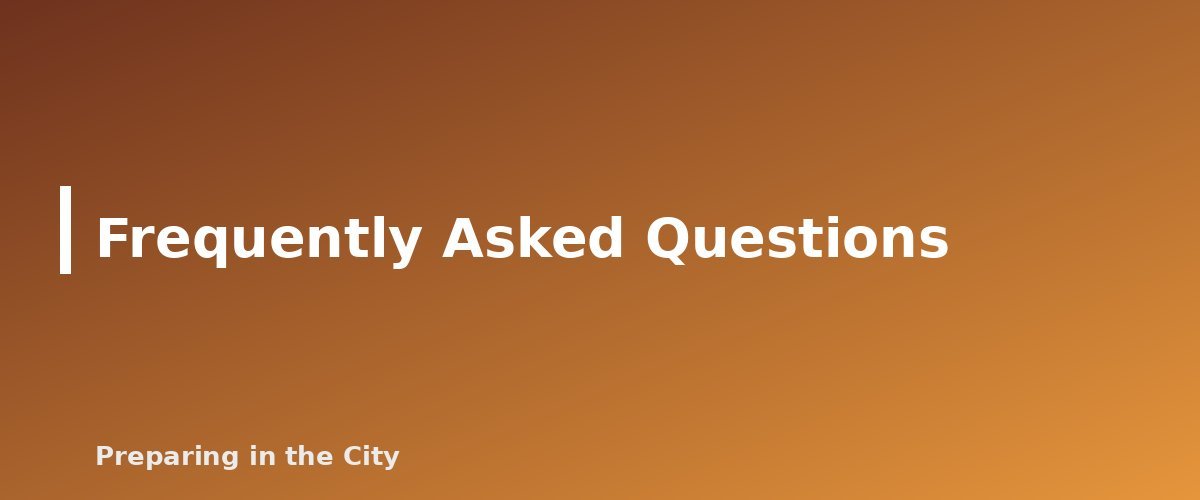 Frequently Asked Questions - section banner for Basement Apartment Flood Safety