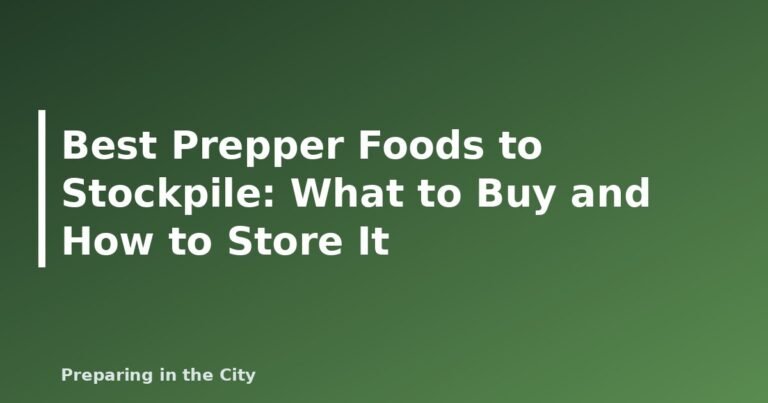 Best Prepper Foods to Stockpile: What to Buy and How to Store It - featured image