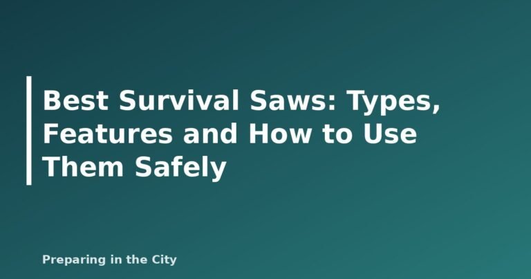 Best Survival Saws: Types, Features and How to Use Them Safely - featured image