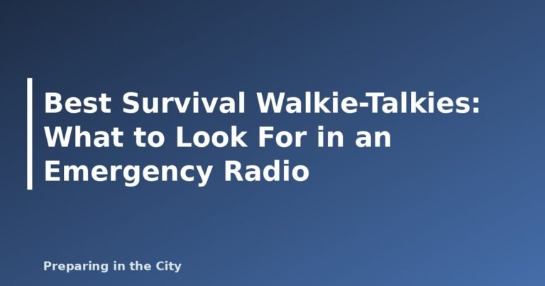 Best Survival Walkie-Talkies: What to Look For in an Emergency Radio - featured image