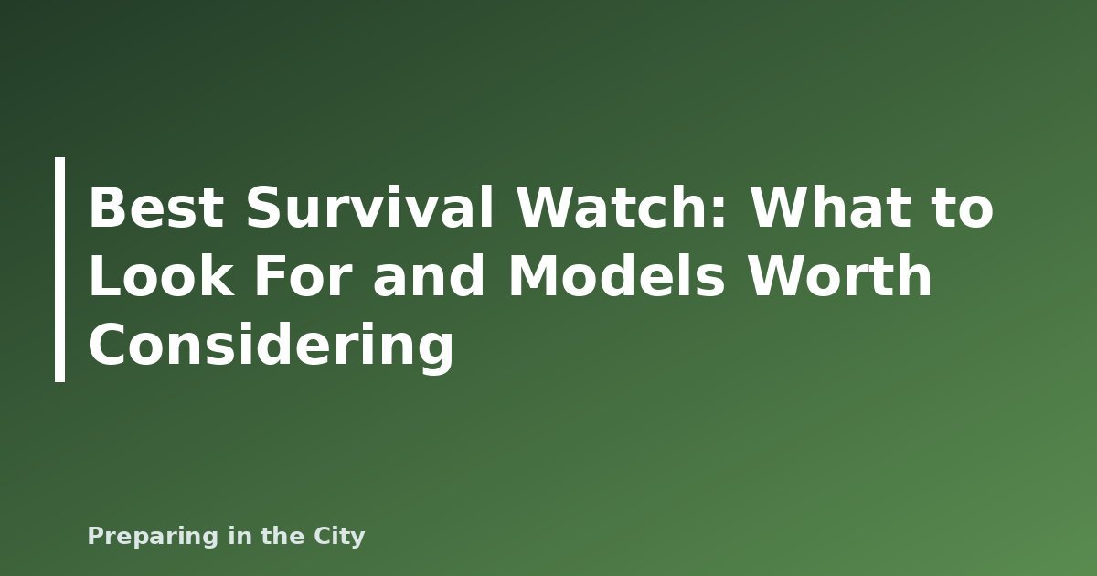 Best Survival Watch: What to Look For and Models Worth Considering - featured image