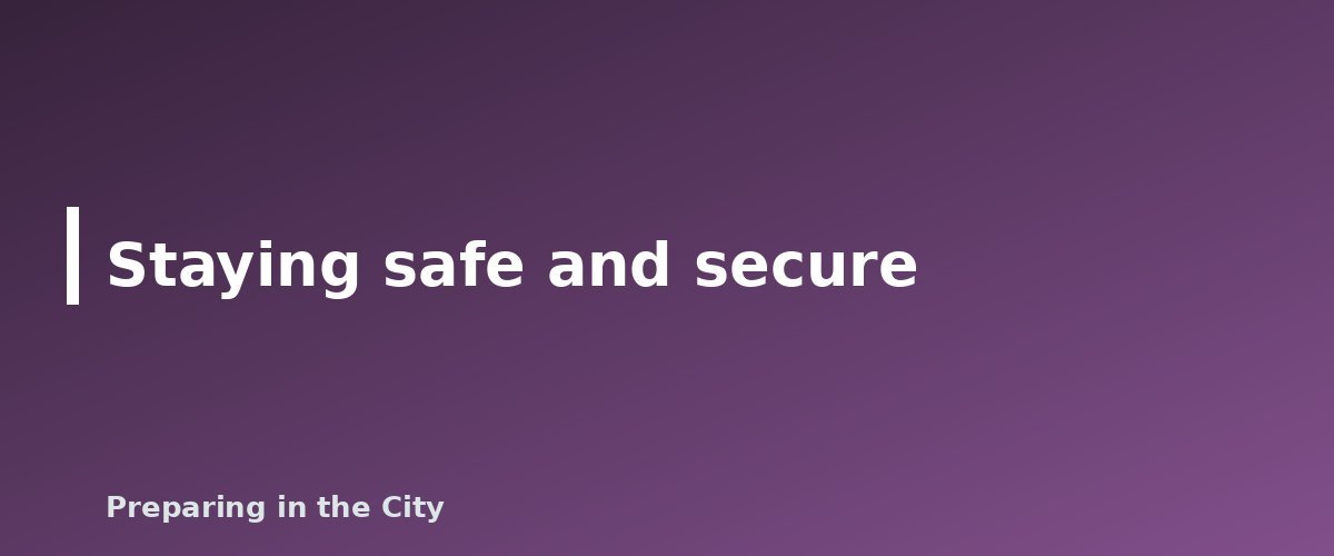 Staying safe and secure - illustration for How to Bug In: Staying Safe and Comfortable at Home in an Emergency