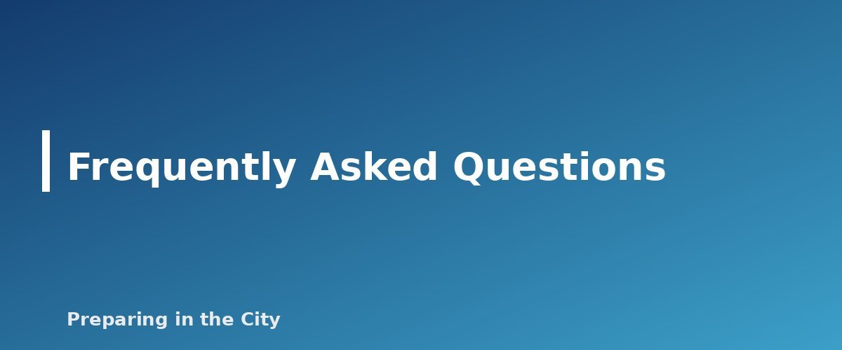 Frequently Asked Questions - section banner for Canned vs Freeze-Dried vs Dehydrated vs MREs