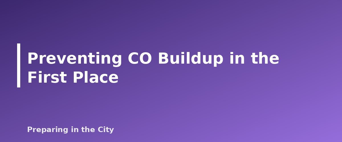 Preventing CO Buildup in the First Place - section banner for Carbon Monoxide Alarms