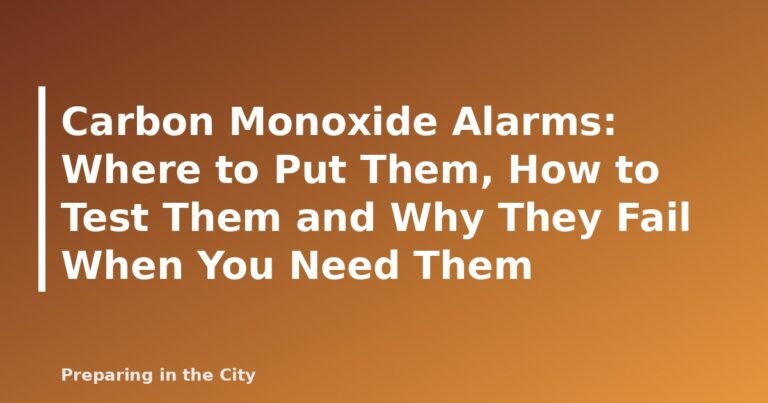 Carbon Monoxide Alarms: Where to Put Them, How to Test Them and Why They Fail When You Need Them - featured image