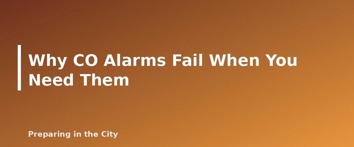 Why CO Alarms Fail When You Need Them - section banner for Carbon Monoxide Alarms
