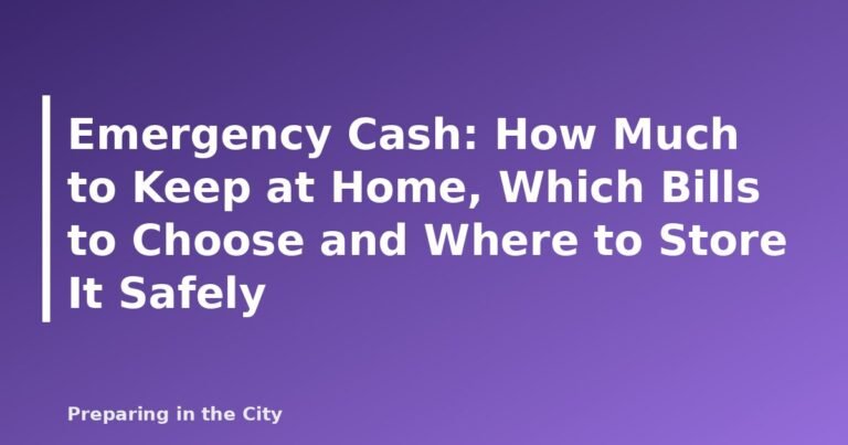 Emergency Cash: How Much to Keep at Home, Which Bills to Choose and Where to Store It Safely - featured image