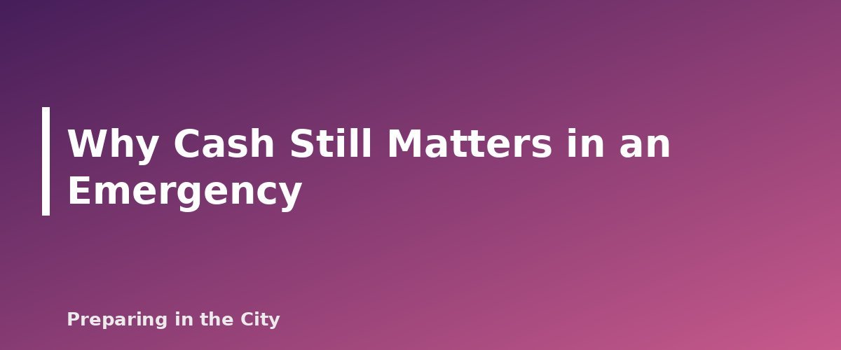 Why Cash Still Matters in an Emergency - section banner for Emergency Cash