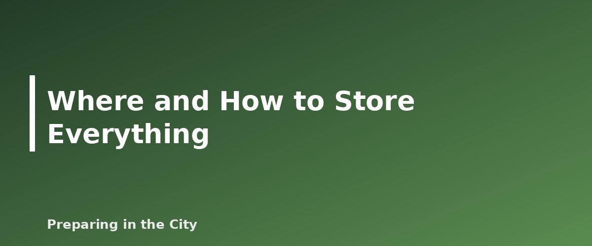 Where and How to Store Everything - illustration for Emergency Documents: What to Gather and How to Protect Them