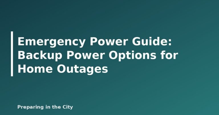 Emergency Power Guide: Backup Power Options for Home Outages - featured image
