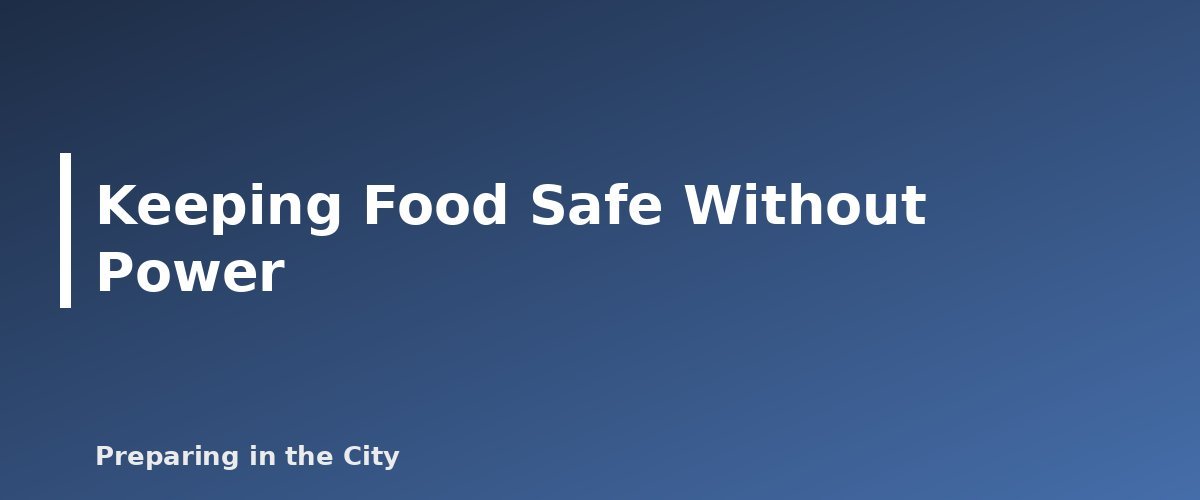 Keeping Food Safe Without Power - illustration for Emergency Power Guide: Backup Power Options for Home Outages
