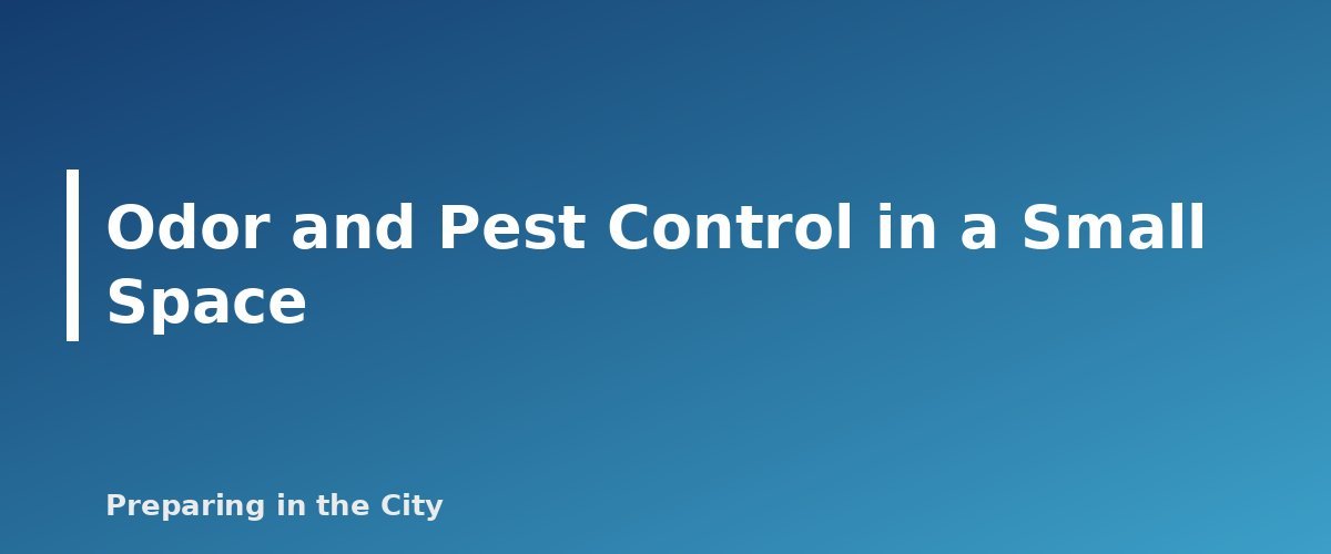 Odor and Pest Control in a Small Space - section banner for Emergency Toilet and Sanitation