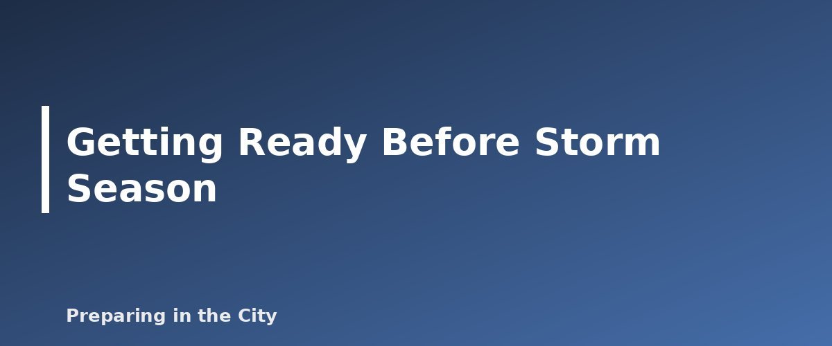 Getting Ready Before Storm Season - illustration for Emergency Water for Pets and Babies: What to Store and How to Use It Safely
