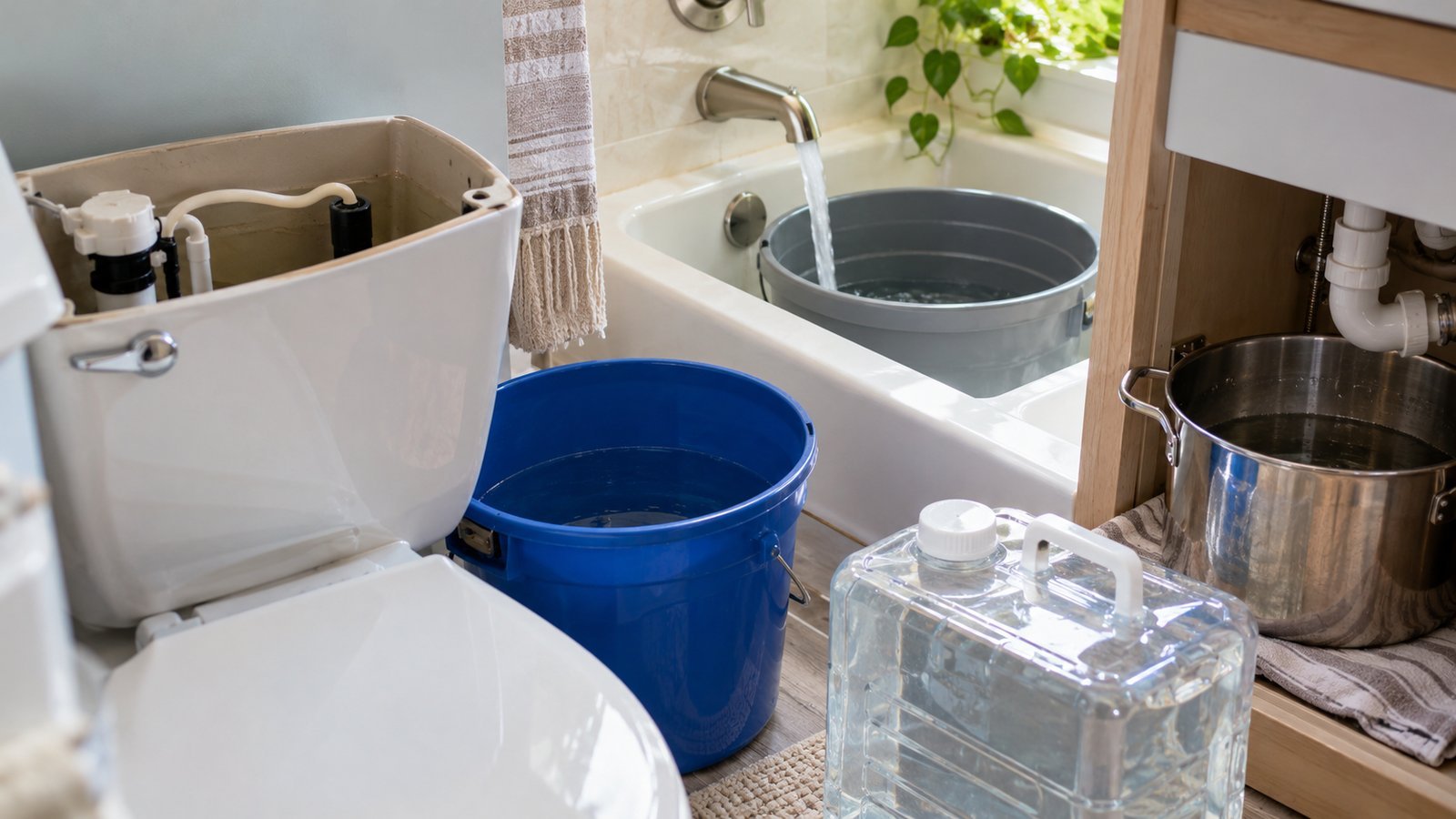 Getting Water From Inside the Home - Emergency Water Guide: How Much to Store, Containers, Filters and Purification