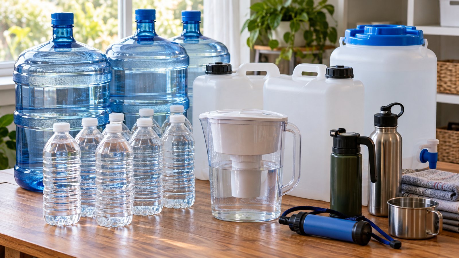 How Much Water You Need Per Person - Emergency Water Guide: How Much to Store, Containers, Filters and Purification