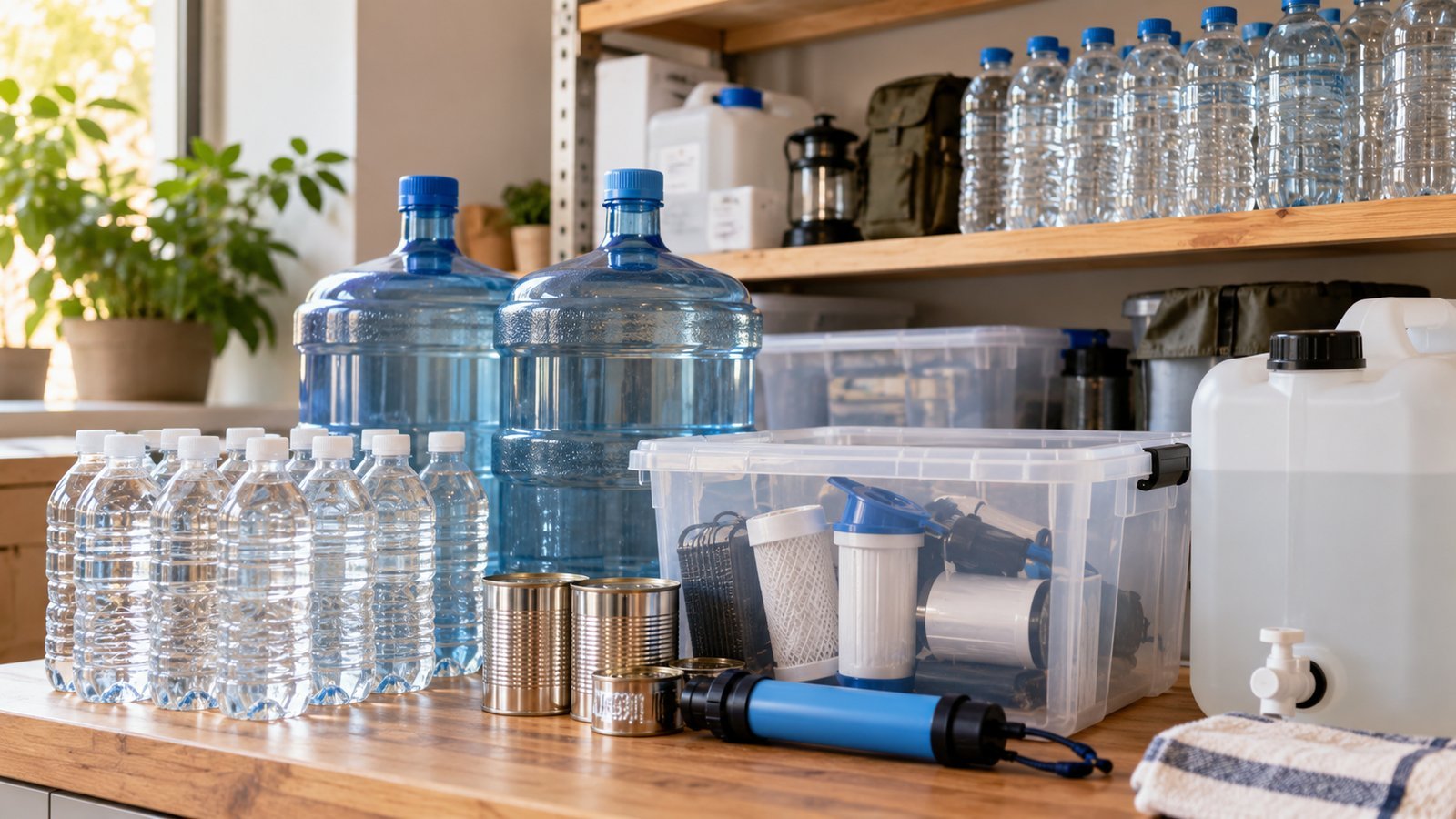 Shelf Life and Rotation - Emergency Water Guide: How Much to Store, Containers, Filters and Purification