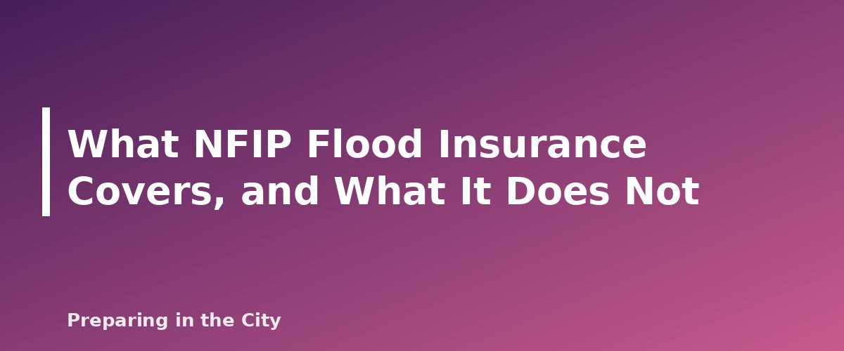 What NFIP Flood Insurance Covers, and What It Does Not - section banner for Flood Insurance Basics for Renters and Homeowners