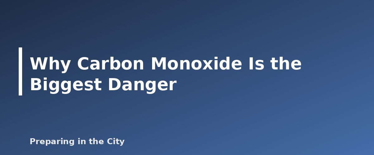 Why Carbon Monoxide Is the Biggest Danger - illustration for Generator Safety: Carbon Monoxide, Placement and Fuel Storage