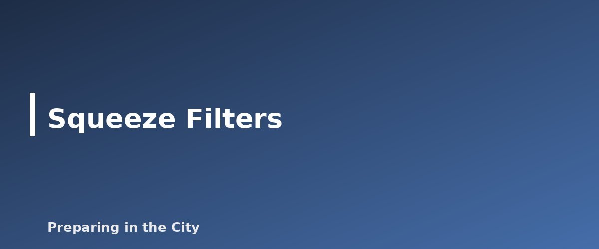 Squeeze Filters - illustration for Gravity Filters vs Pump Filters vs Straws: Which Water Filter Fits Which Situation