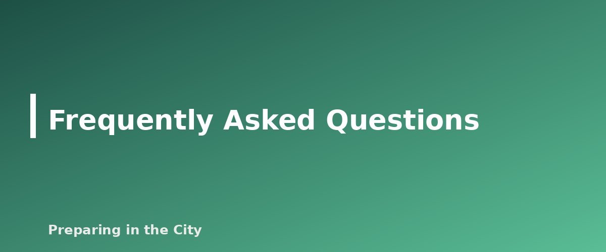 Frequently Asked Questions - section banner for High Wind and Severe Thunderstorm Safety for Apartments