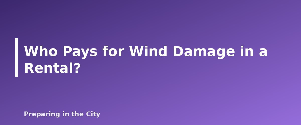 Who Pays for Wind Damage in a Rental? - section banner for High Wind and Severe Thunderstorm Safety for Apartments