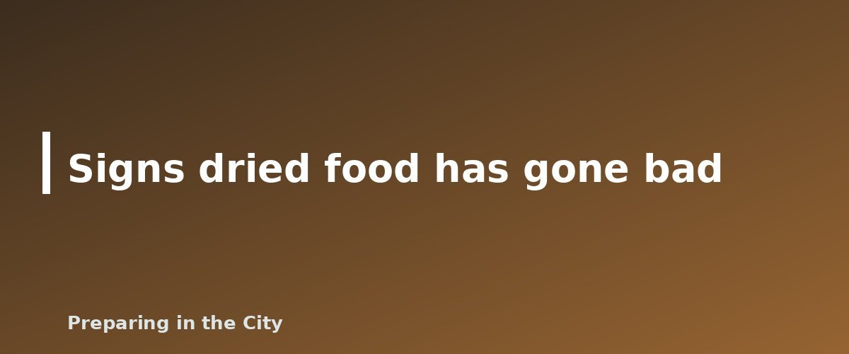 Signs dried food has gone bad - illustration for How Long Does Dehydrated Food Last? Storage Tips and Shelf Life