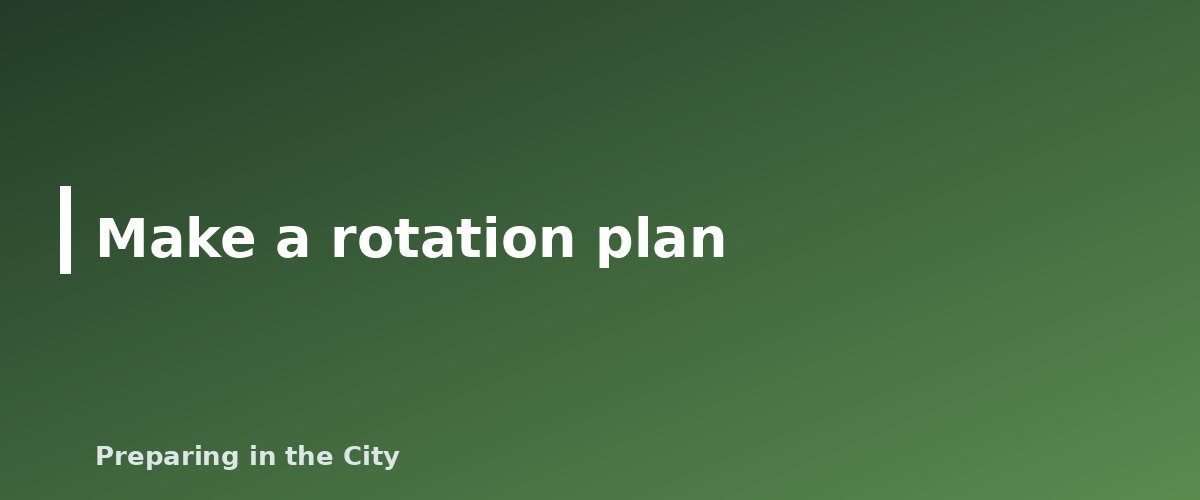 Make a rotation plan - illustration for How Much Emergency Food Do You Need? A Simple Way to Plan