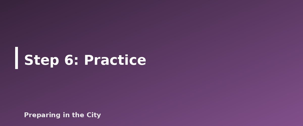 Step 6: Practice - illustration for How to Make a Family Emergency Communication Plan