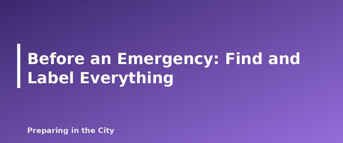 Before an Emergency: Find and Label Everything - section banner for How to Shut Off Your Utilities