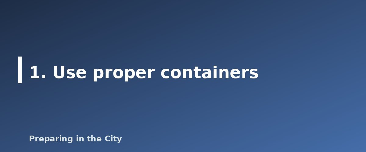 1. Use proper containers - illustration for How to Store Gasoline Long Term: Safe Containers, Stabilizer and Rotation