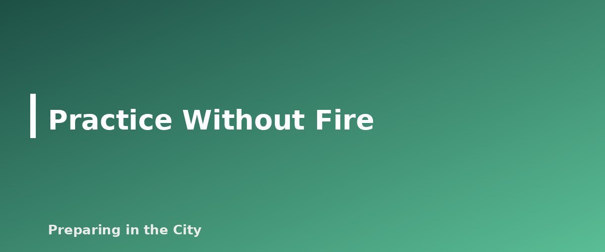 Practice Without Fire - section banner for How to Use a Fire Extinguisher