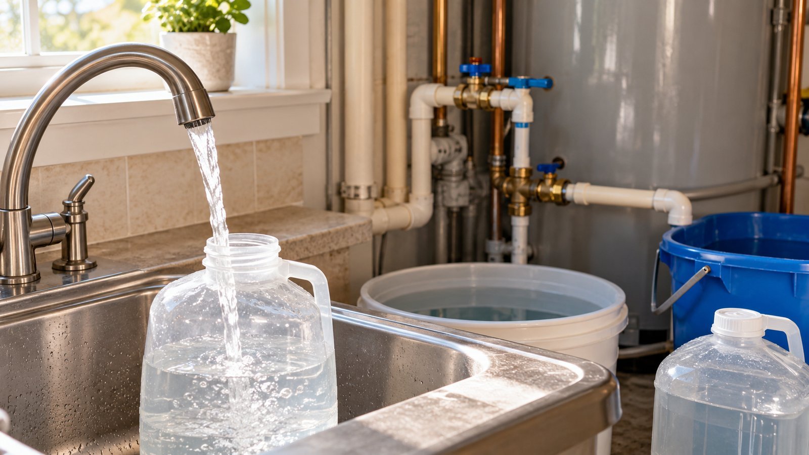 Getting Water Out of Your Pipes - How to Use Your Water Heater and Pipes as Emergency Water