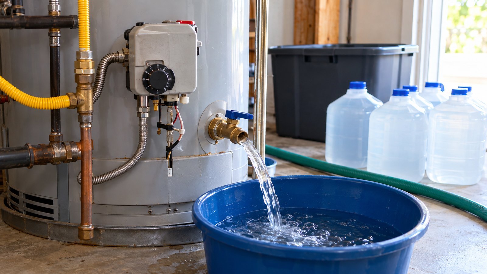 How to Drain the Tank Step by Step - How to Use Your Water Heater and Pipes as Emergency Water