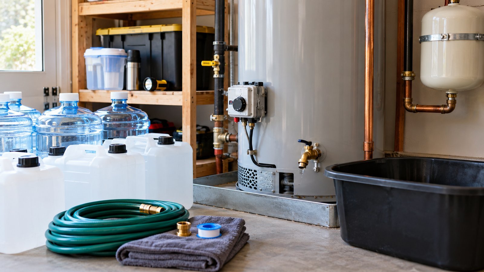 Preparing Your Heater Ahead of Time - How to Use Your Water Heater and Pipes as Emergency Water