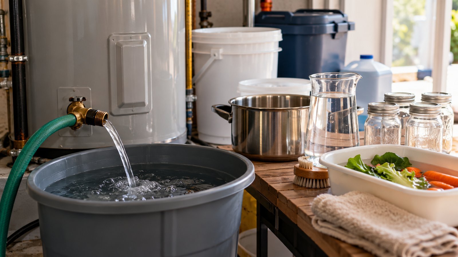 Using the Water Wisely - How to Use Your Water Heater and Pipes as Emergency Water