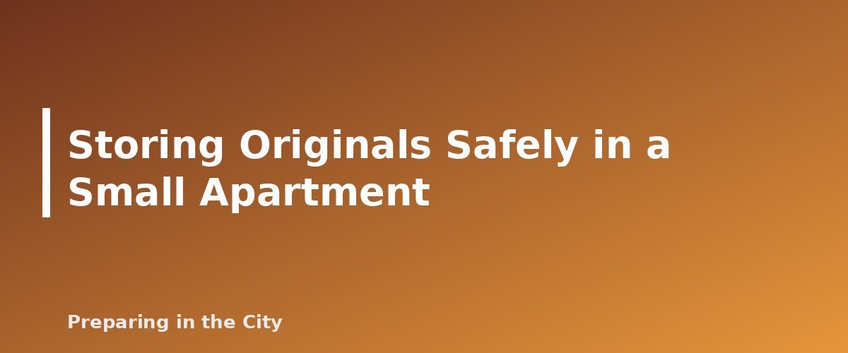 Storing Originals Safely in a Small Apartment - section banner for Important Documents for Emergencies