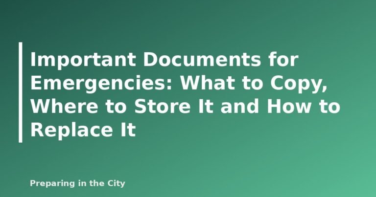 Important Documents for Emergencies: What to Copy, Where to Store It and How to Replace It - featured image