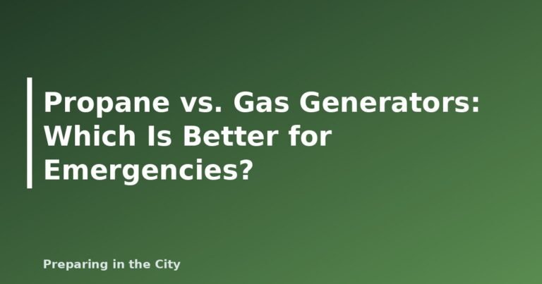 Propane vs. Gas Generators: Which Is Better for Emergencies? - featured image