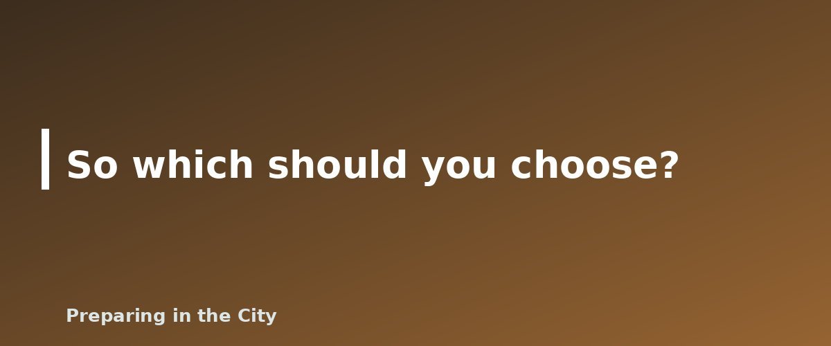 So which should you choose? - illustration for Propane vs. Gas Generators: Which Is Better for Emergencies?