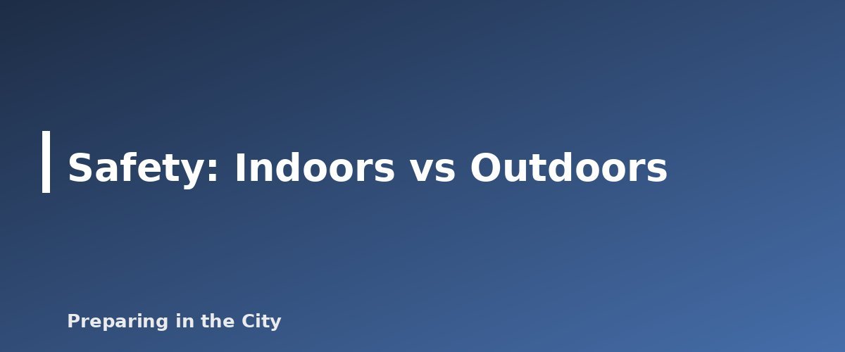 Safety: Indoors vs Outdoors - illustration for Portable Power Station vs Gas Generator: Pros, Cons and What Drives the Cost