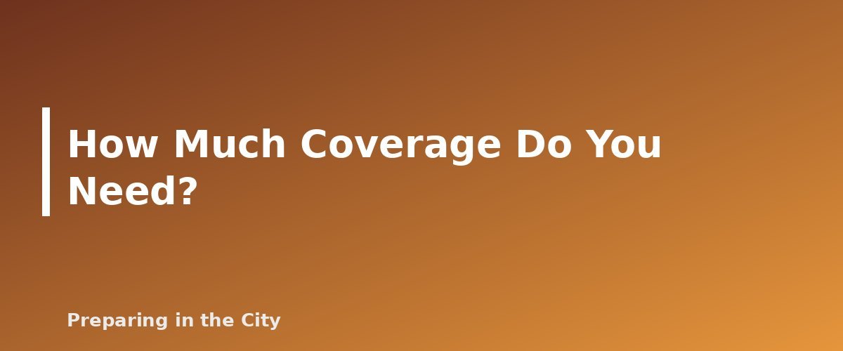 How Much Coverage Do You Need? - section banner for Renters Insurance and Home Inventory
