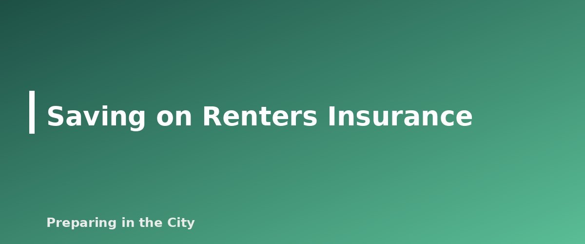 Saving on Renters Insurance - section banner for Renters Insurance and Home Inventory