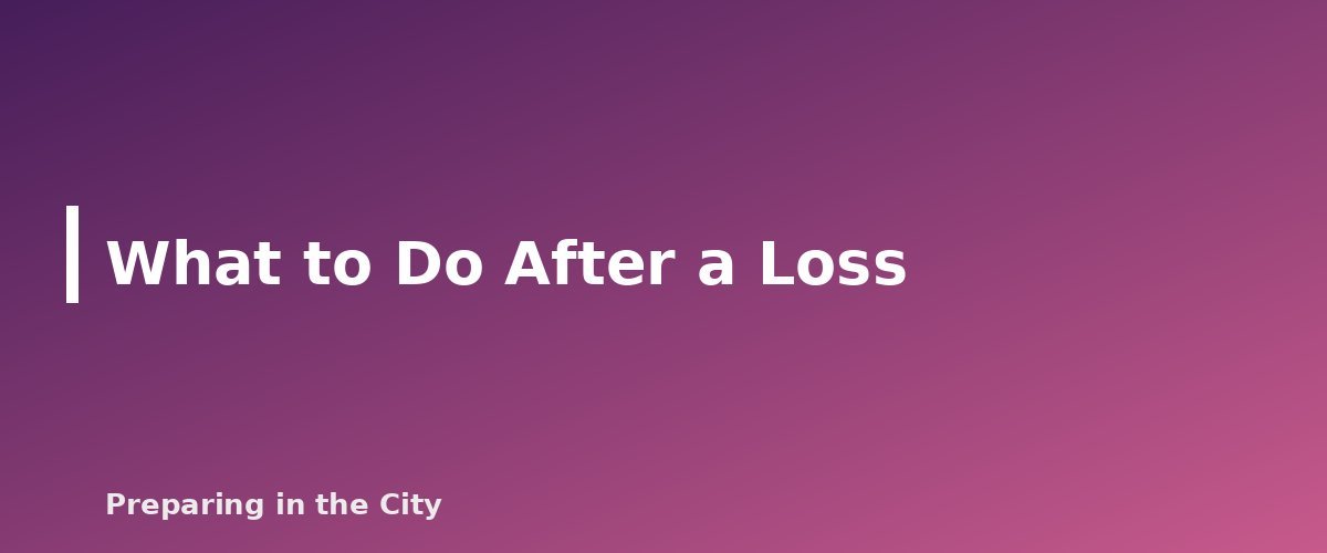 What to Do After a Loss - section banner for Renters Insurance and Home Inventory